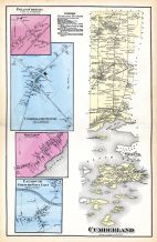 Cumberland, Cumberland Center, Presumpscott Falls, New Casco, Portland Corners, Cumberland County 1871